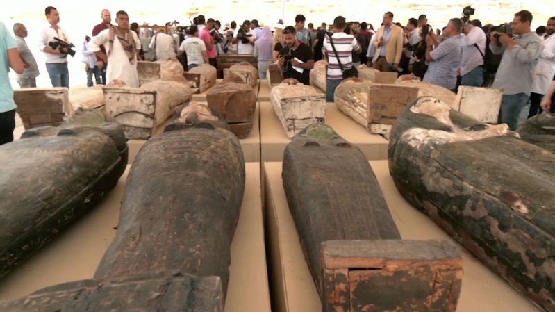 V Egyptě odhalili 250 malovaných sarkofágů